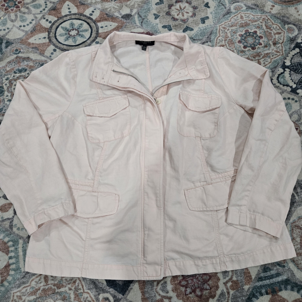 Talbots Soft Pink Women's 20W Utility Jacket